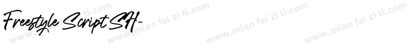 Freestyle Script SH字体转换